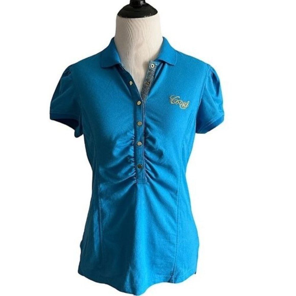 Coogi Vintage Polo with Gold Trim, Women's size s/m